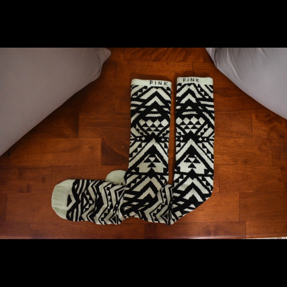 Victoria Secret PINK knee-high socks